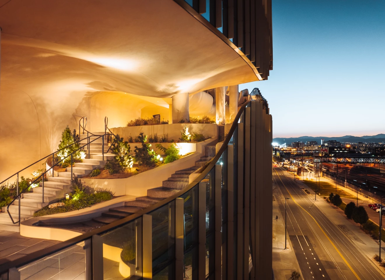 One River North's Canyon includes over 13,000 sq ft (roughly 1,200 sq m) of landscaped terrace space
