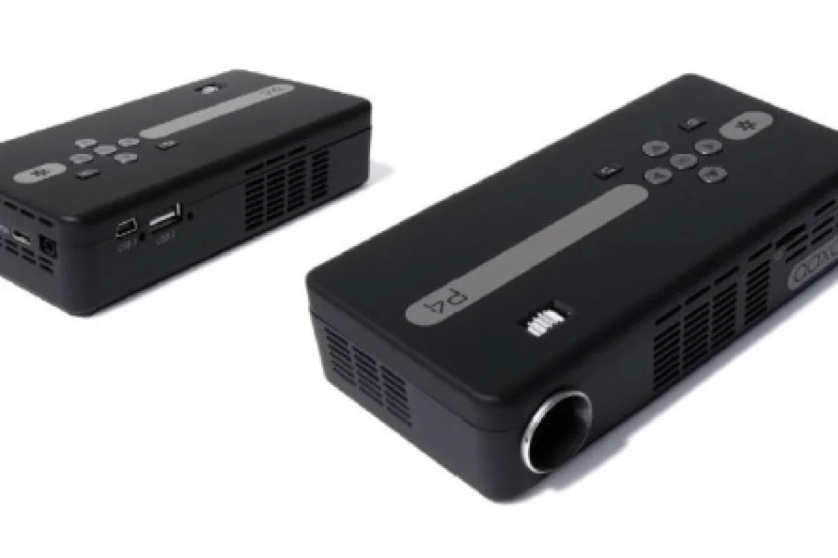 The AAXA P4 Pico Projector offers 80 lumens of brightness, 75 minutes of battery life and can handle 720p videos