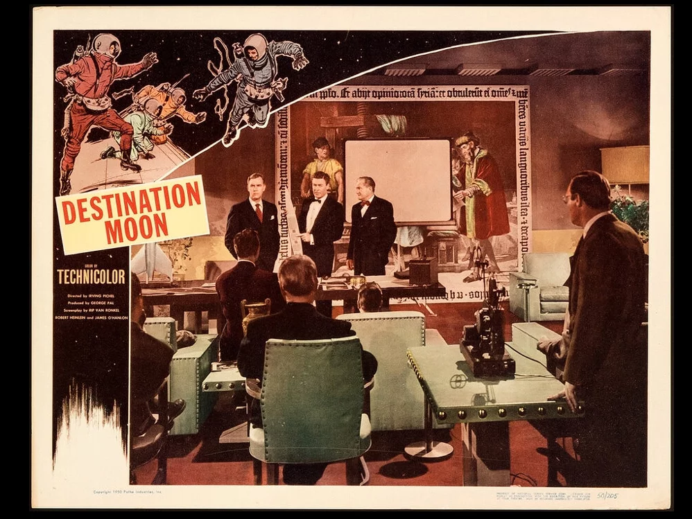Destination Moon (1950) Set of eight (11" X 14") lobby cards | Sold for: $750 by Heritage Auctions on November 22, 2020