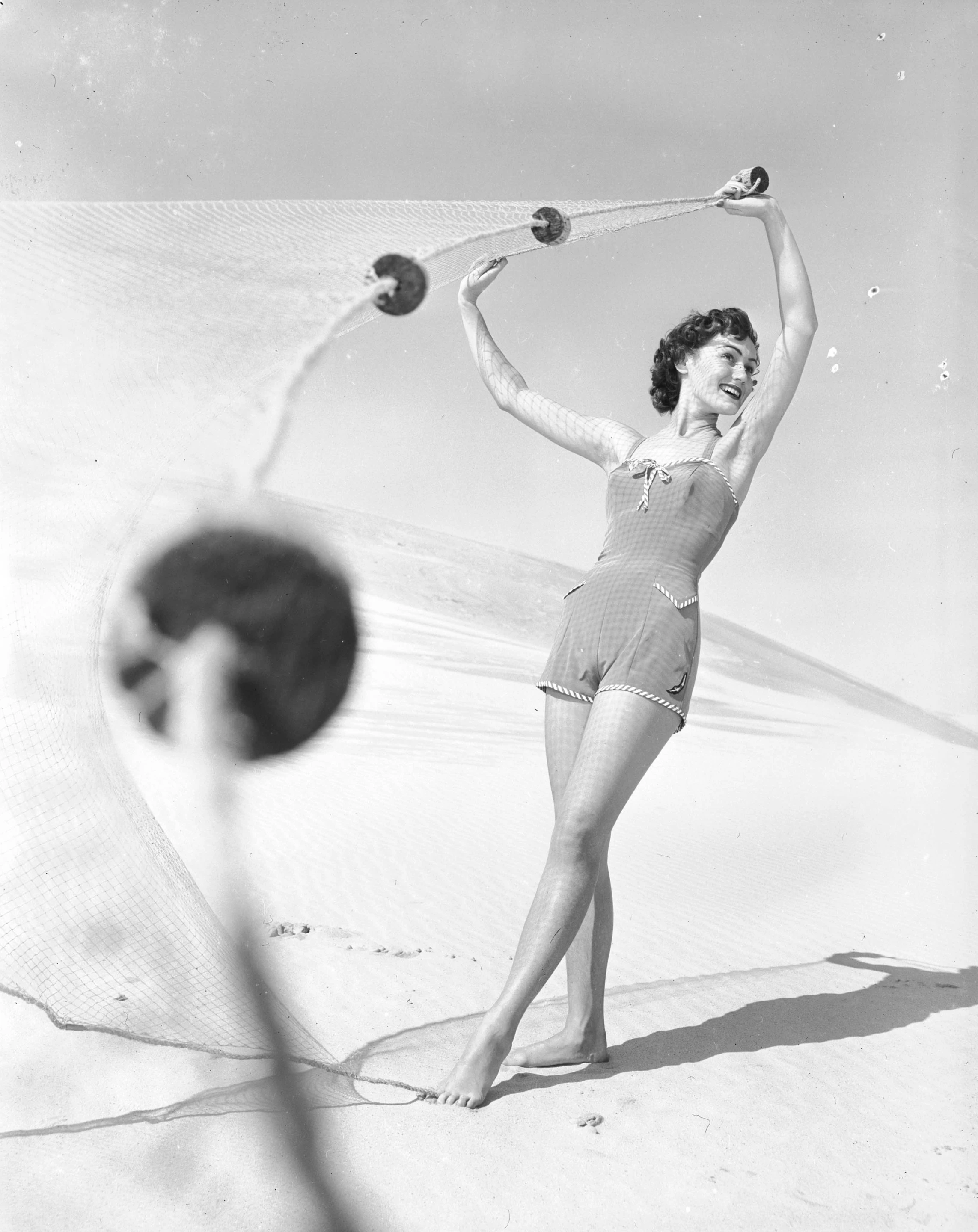 Jantzen swimwear fashion photograph by Gervaise Purcell, 1950s (Image: Leigh Purcell)