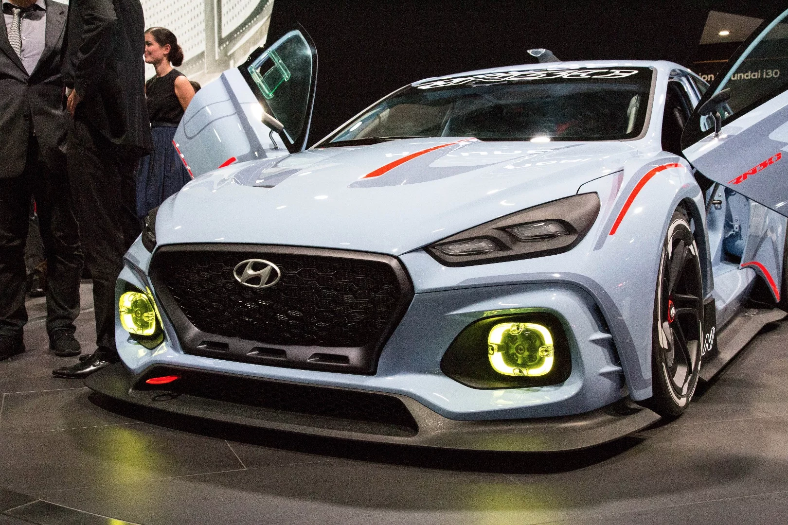 The HN30's yellow lights are a motorsport throwback, but we love them