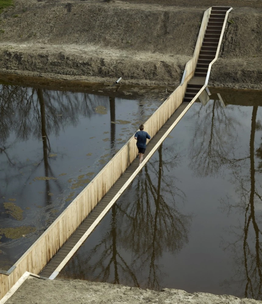 Public Facilities category winner: Moses Bridge, Halsteren, The Netherlands (Photo: RO&AD Architecten)