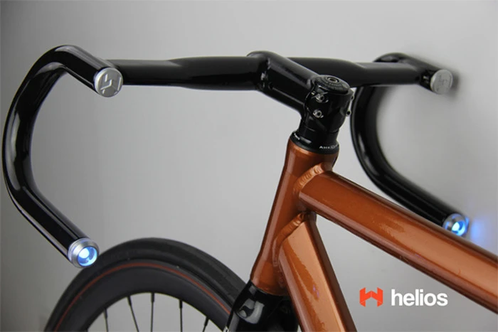 Should the bike be stolen, the bars’ included GPS module will allow the user to see its location