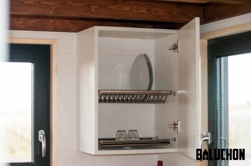 The Utopia's kitchen cabinet