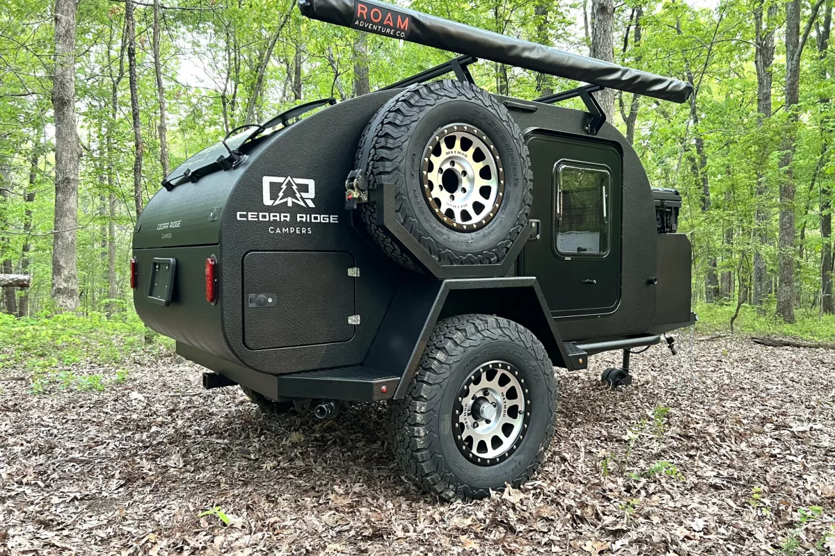 The 13-foot-long Cedar Ridge Vega 2.0 XT packs tiny and expands into a comfy base camp upon arrival