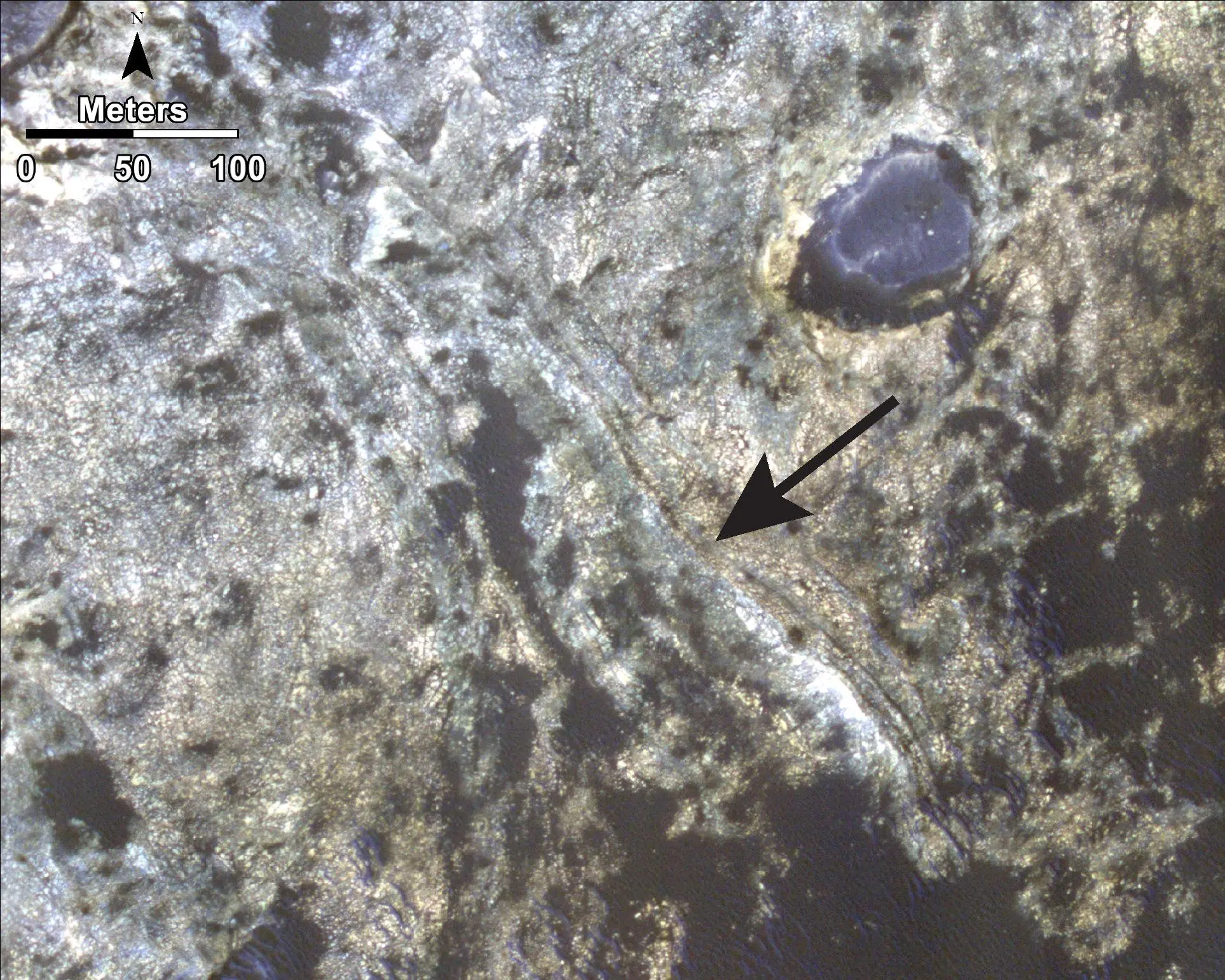 Bands of the Murray formation (Image: NASA/JPL-Caltech/Univ. of Arizona)