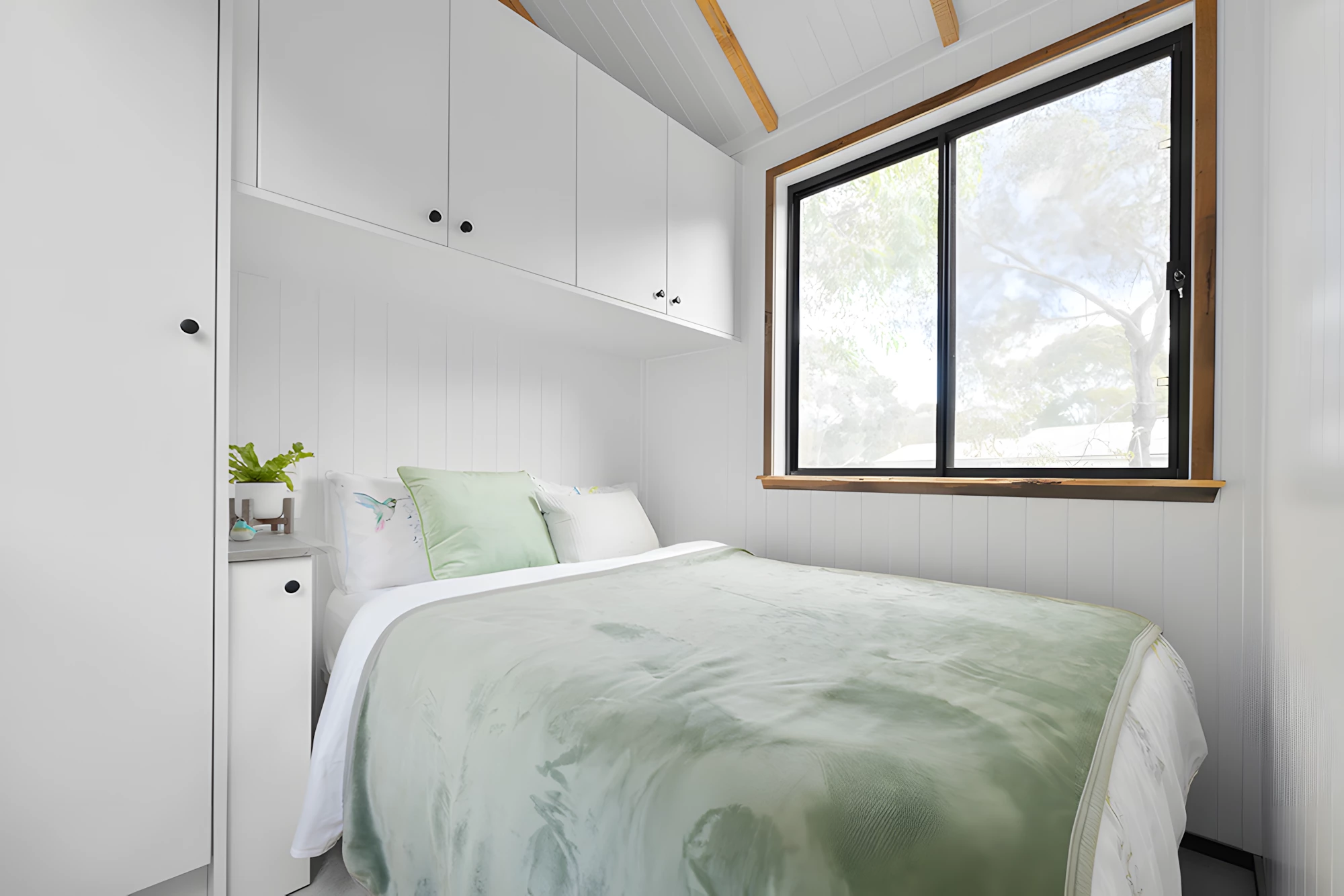 The Casuarina's bedroom includes quite a lot of storage space