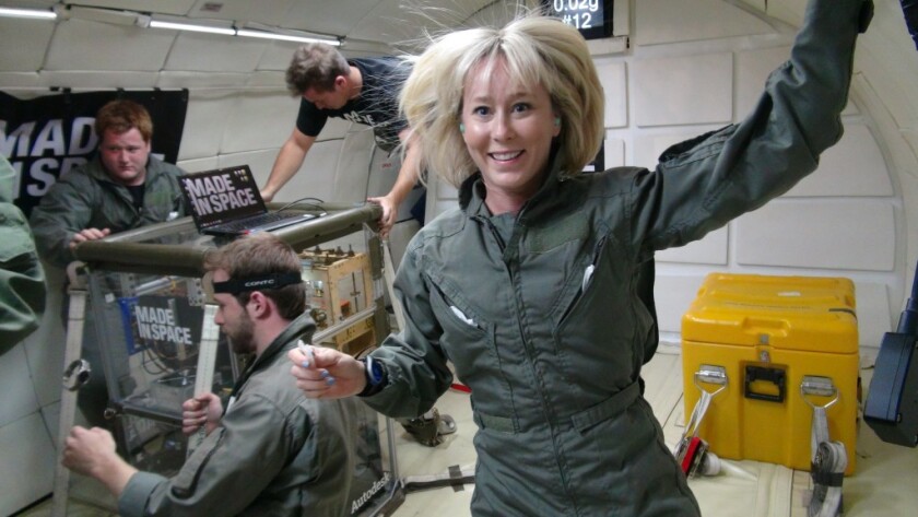 Made in Space 3D printer undergoing parabolic flight tests (Image: Made in Space)