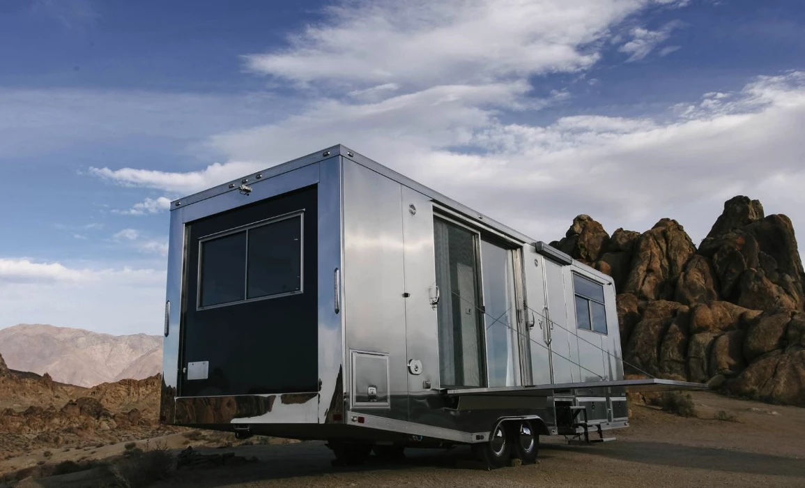 Add the all-new Creative Package, and the Living Vehicle becomes a mobile home office that works from anywhere you can tow it (2020 model pictured)