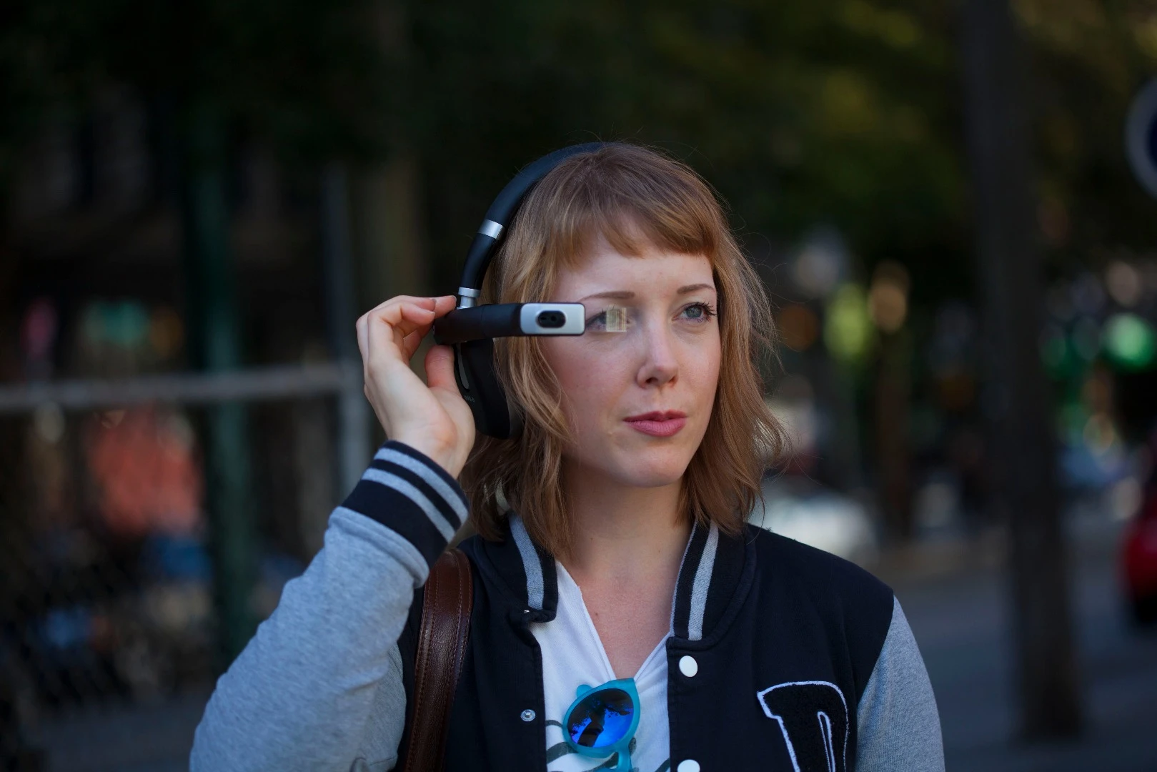 The Ora-X lets users experience a full-color visual overlay that does not obstruct normal vision