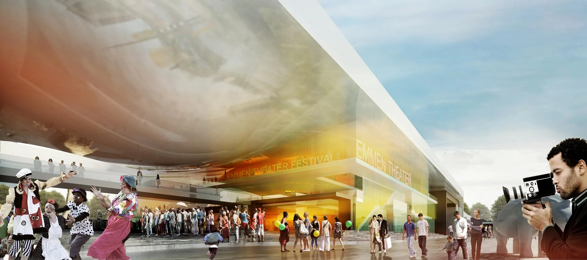 An innovative theatre design is planned for the entrance complex at Emmen Zoo