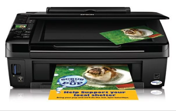 The Epson Stylus NX420 all-in-one printer/copier/scanner sells widely for under US$100 - the cheapest wireless-n device of its type on the market