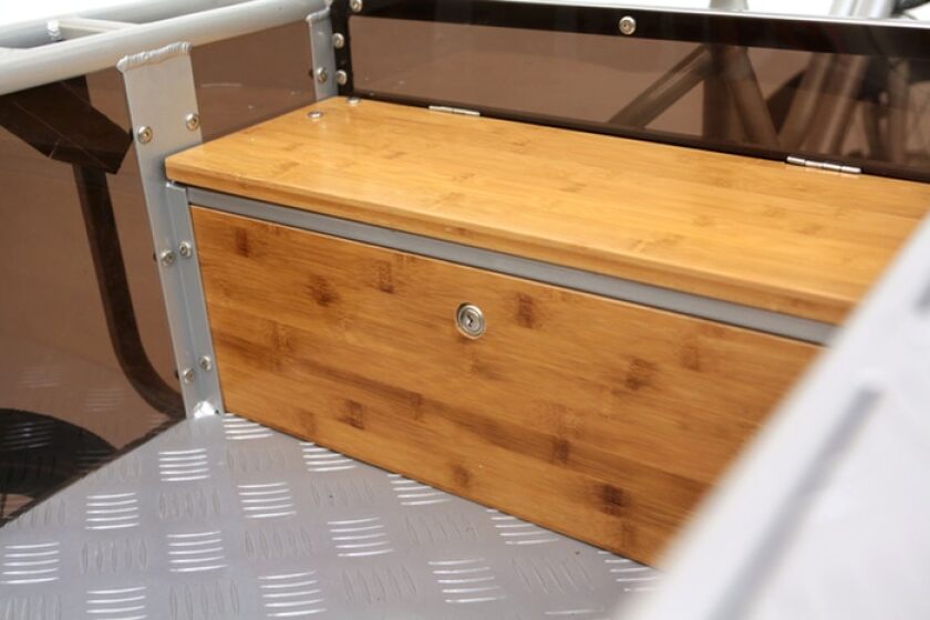 The movE bike has a cargo hold that can be customized depending on how you plan to use the bike