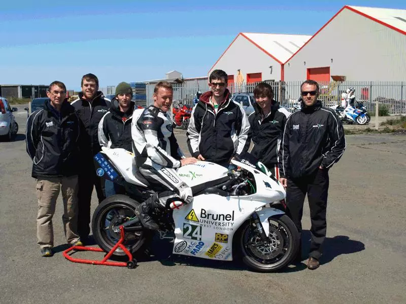 Brunel University London's X-Team who aim to design, build and race one zero emission performance motorcycle per year