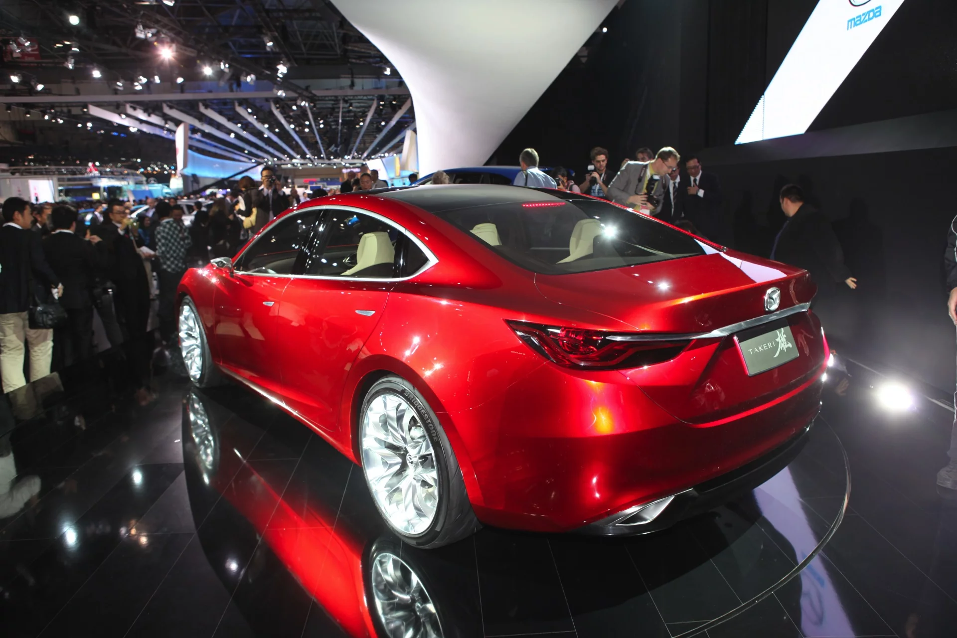 Mazda's TAKERI concept car at the 2011 Tokyo Motor Show