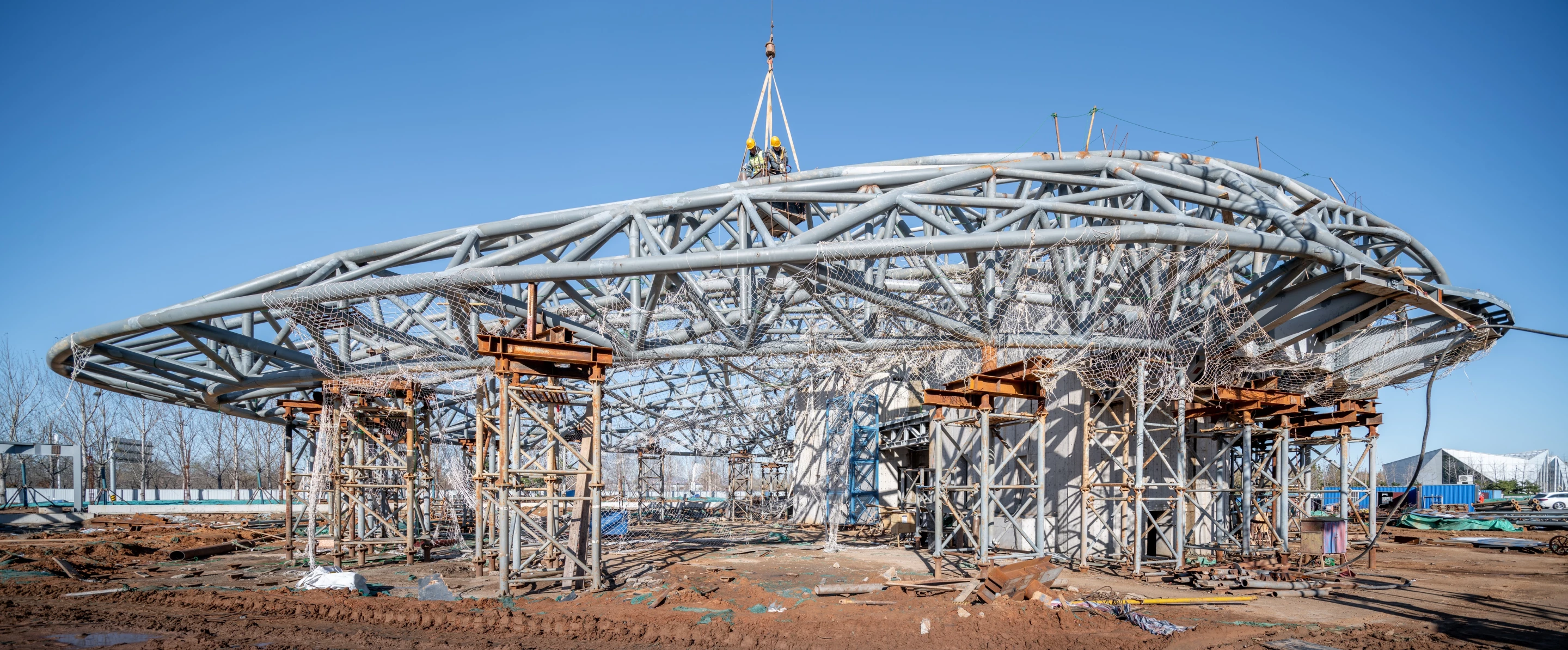 The Cloud Center's main structure will consist of a steel frame