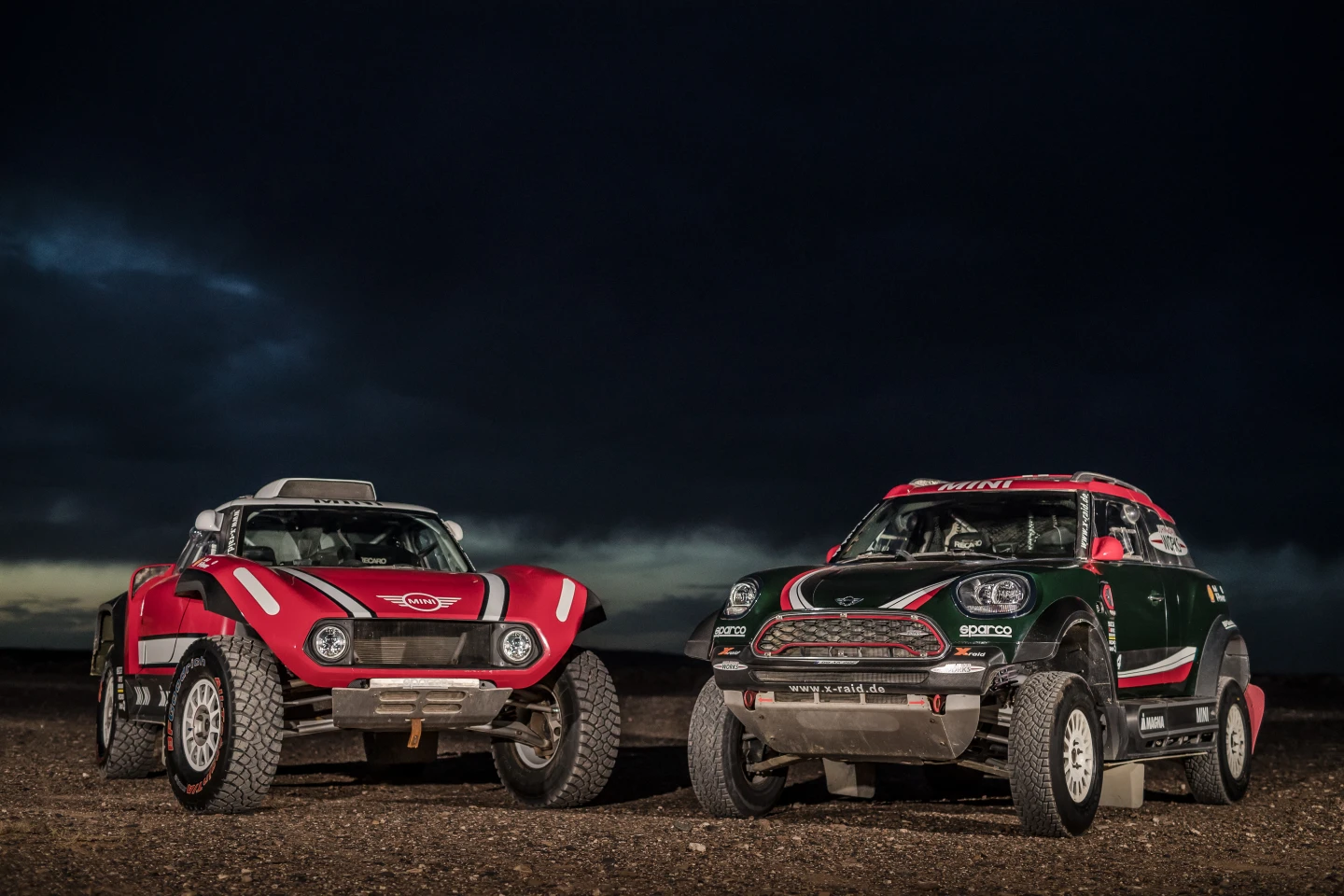 For the first time, JCW and X-raid will run two different drive systems at Dakar