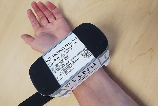 The wrist sensor aims to detect high troponin levels within three to five minutes