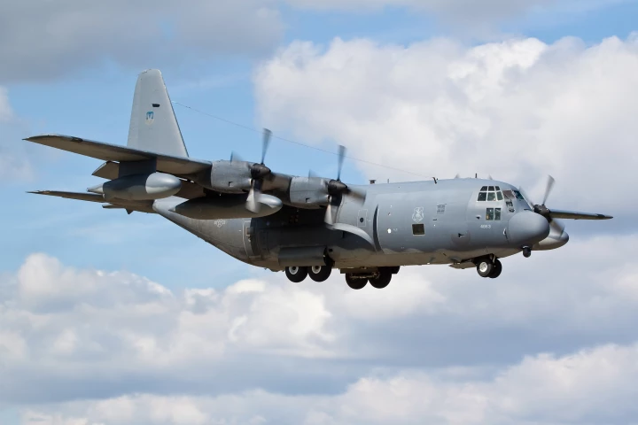 Large military aircraft, such as the C-130 transport pictured above, could be converted to launch and recover multiple UAVs (Photo: Shutterstock)