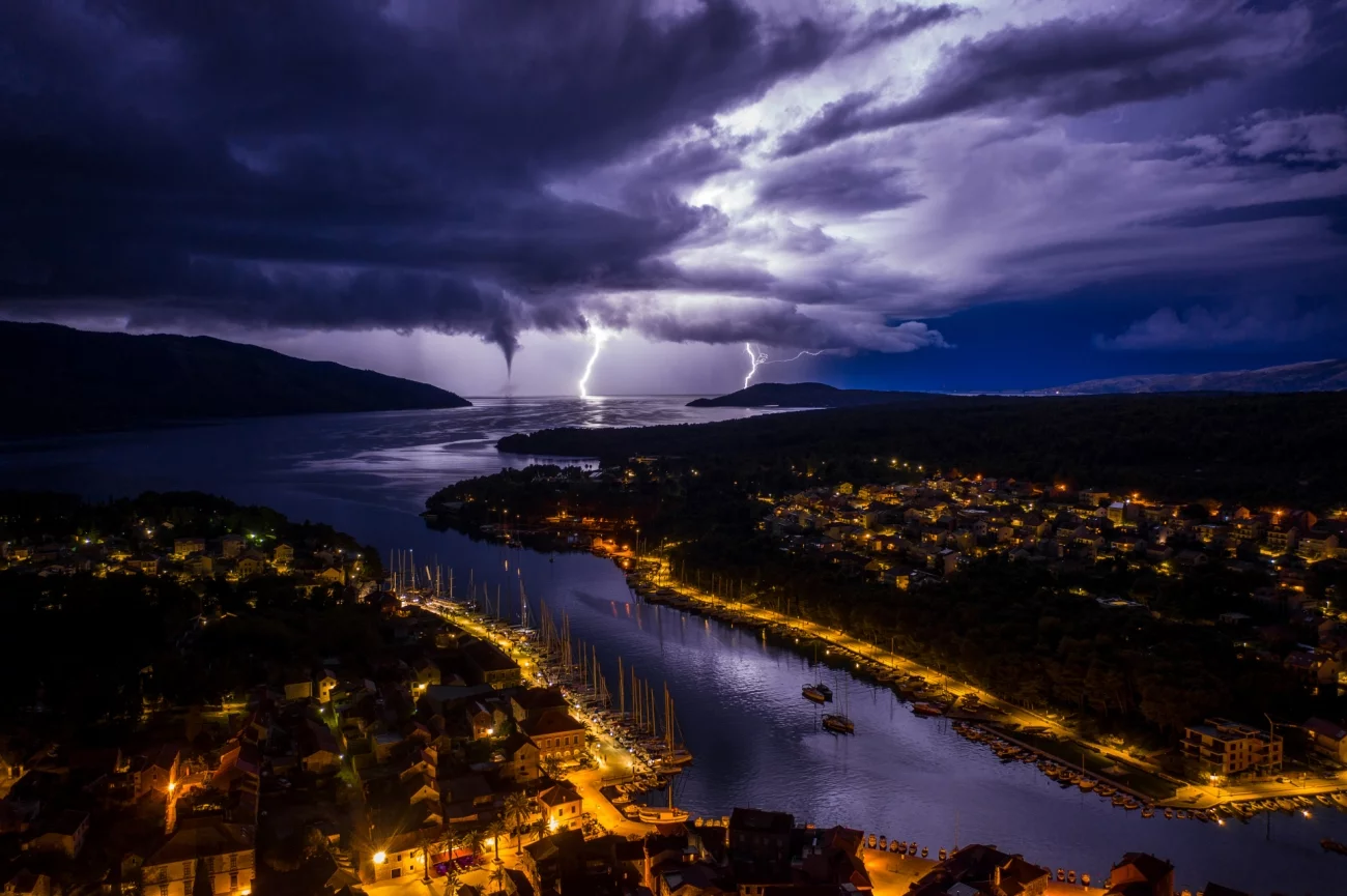 Commended - Nature. Wild Night in the Adriatic. Hvar Island, Croatia