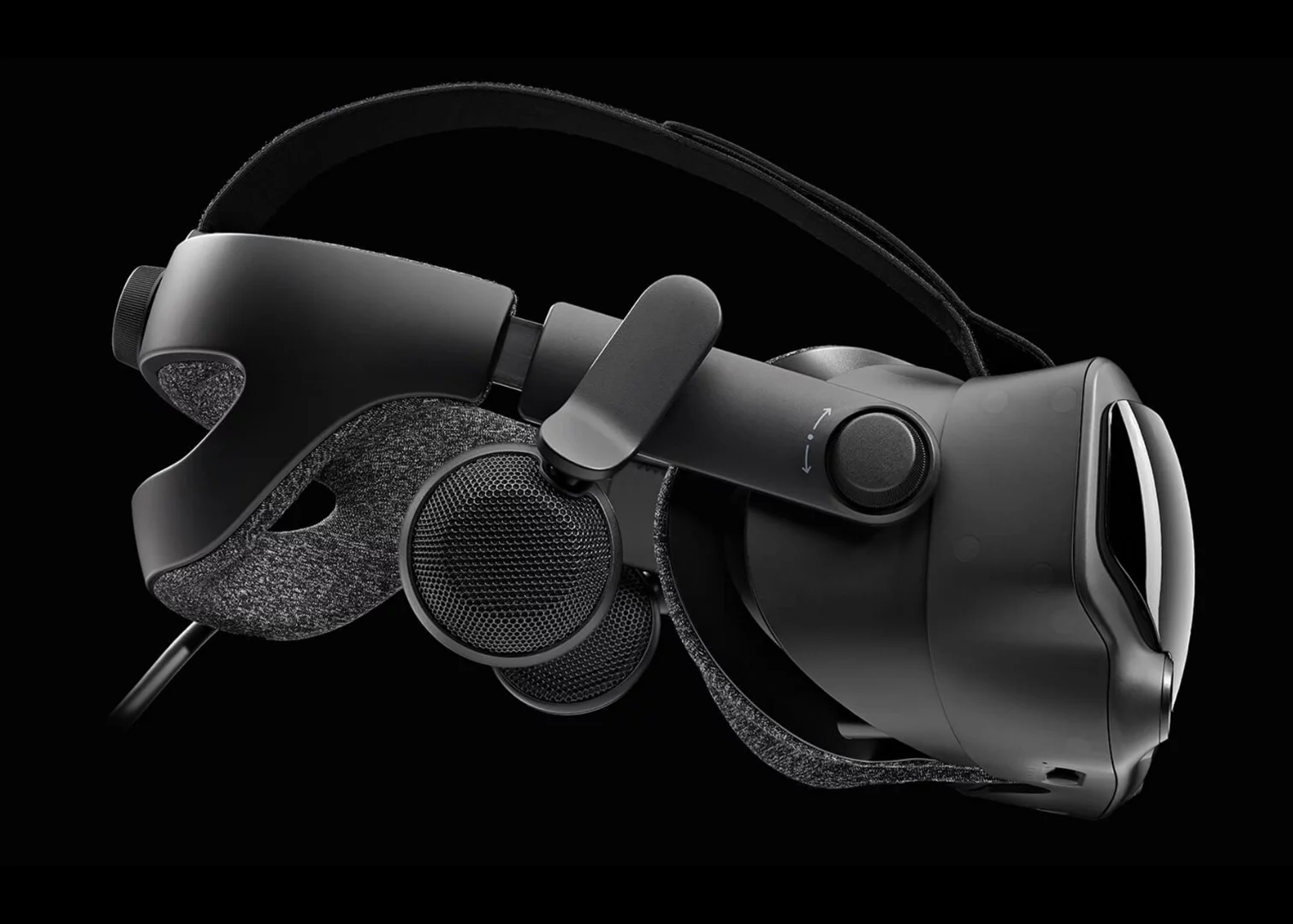 The Valve Index comes with built-in speakers and the option of attaching your own headphones