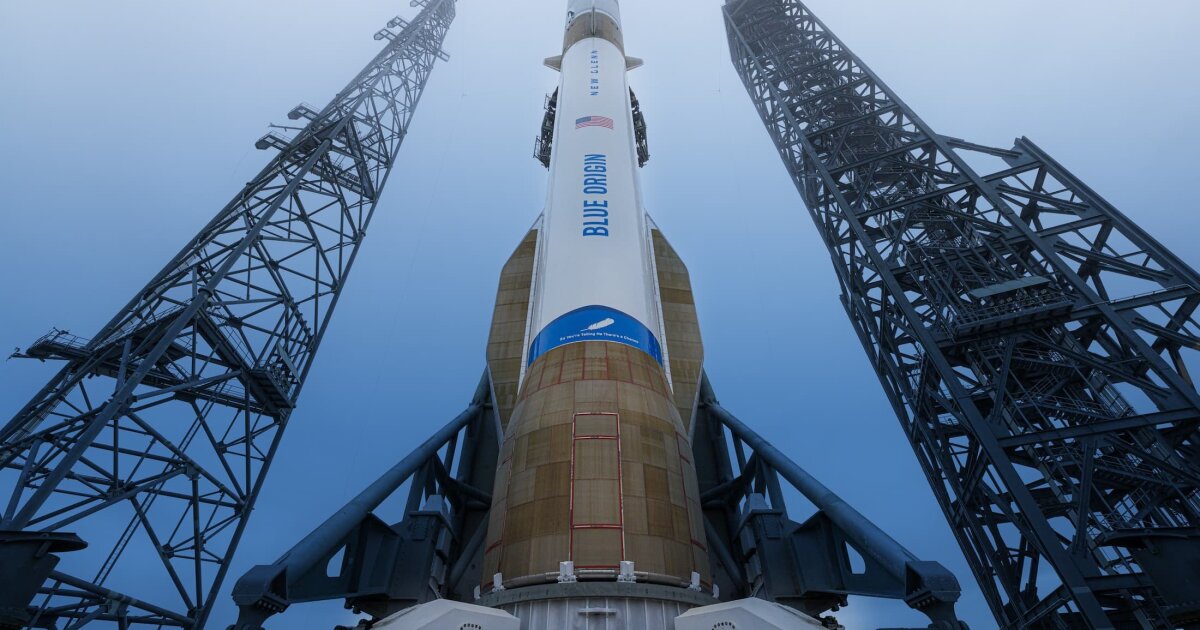 Watch: New Glenn rocket explodes on launch pad