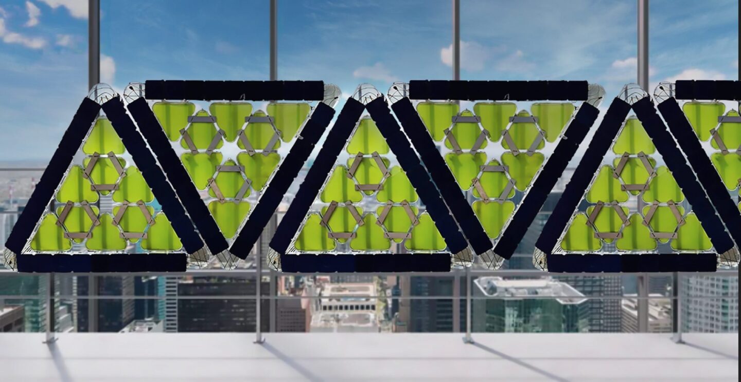 Another benefit is shade; the panels could reduce cooling bills in summer