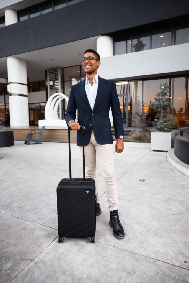 Roomy CarryOn luggage for the ecoconscious traveler