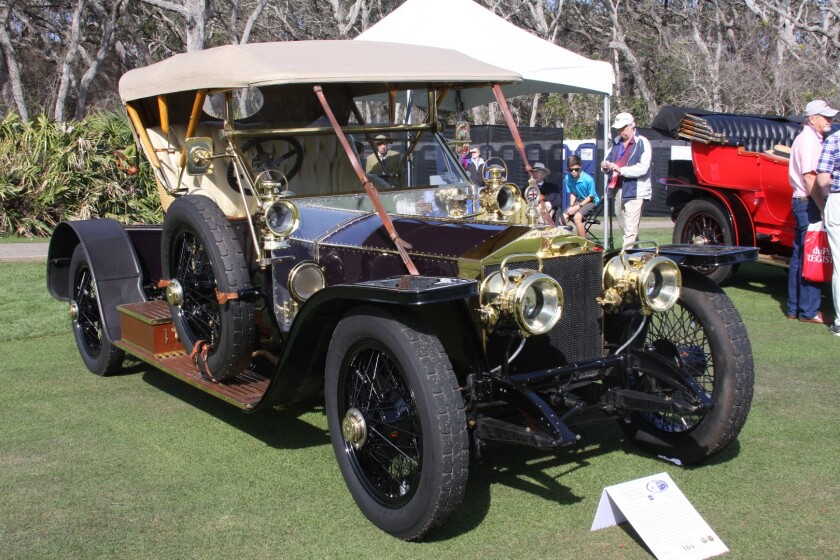 This 1911 Rolls-Royce Landaulet by Barker was sold new to Mrs Lucile Carter. Apart from being wealthy enough to purchase one of the most desirable cars on Planet Earth at the time, Mrs Carter lucked out again the next year when she was one of the 2,224 aboard the Titanic on April 15, 1912, and lived to tell the tale. The car eventually made its way to America, and was purchased by Rolls-Royce aficionado Millard Newman. In 1970, Newman built two very accurate replicas of Charles Rolls’ original balloon car - a car designed to carry the basket for the hot air balloons raced by the founder of the famous marque. This car is one of those replicas, the other having sold for $1,430,000 at Gooding & Co in 2007, and again for $484,000 at RM-Sotheby's Monterey sale in 2011. Lots of detail from that auction description is relevant to this car.