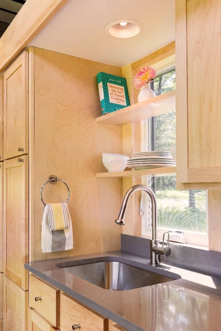 Inside the kitchen