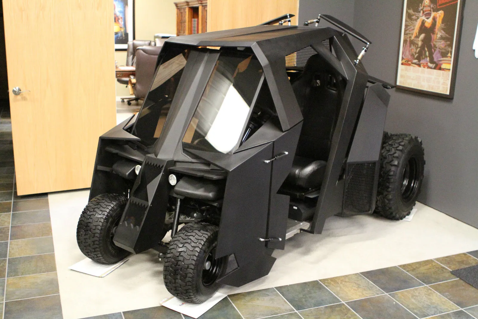 Rear warning backup buzzers, lights and side mirrors were added to enhance rear visibility and shoulder checking