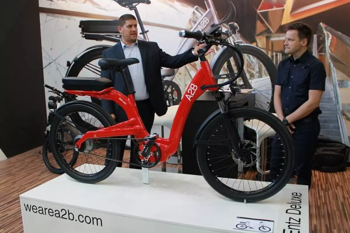 The all-new A2B Entz is among the very first e-bikes to feature Continental's CONTI eBike drive system