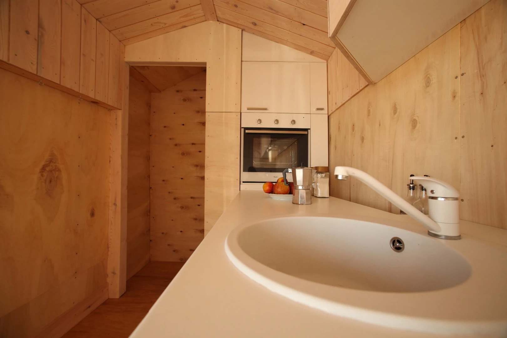 The kitchenette area