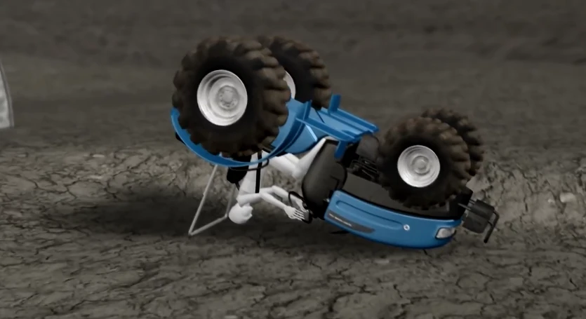 Air-Rops is designed to keep farm workers safe in the event of a rollover