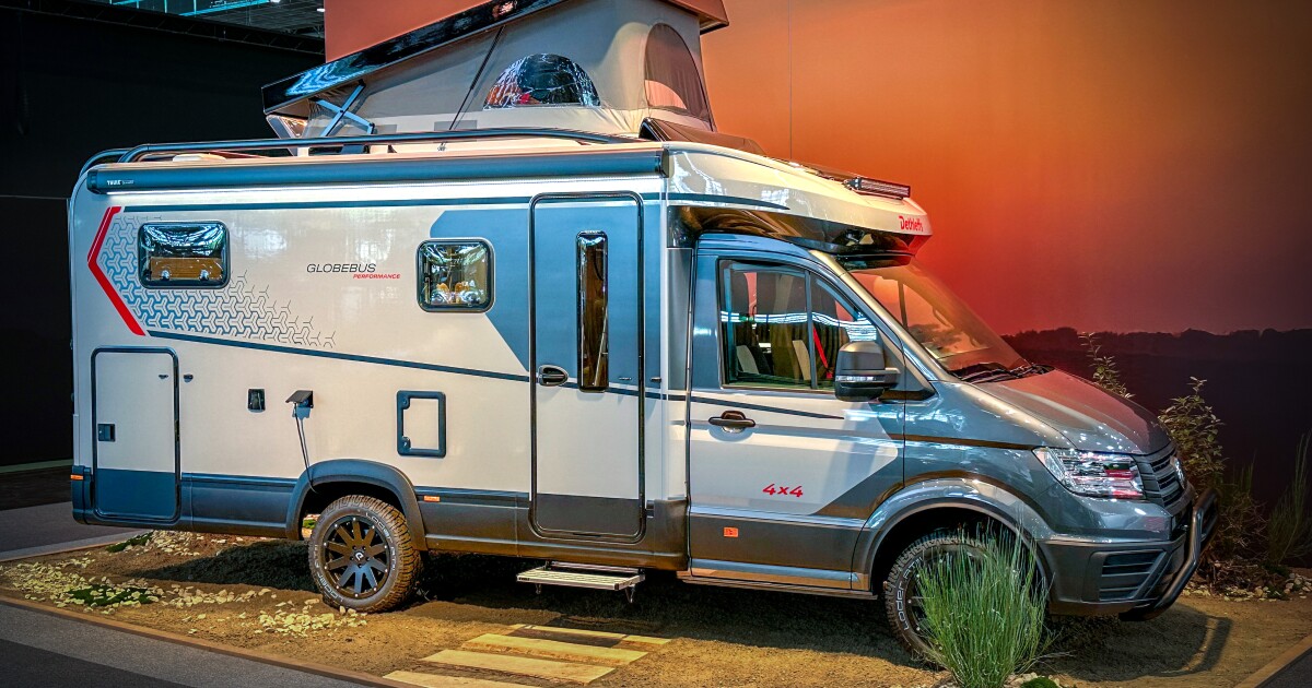 Dethleffs Globebus Performance 4×4 pop-up all-terrain RV concept Dethleffs Globebus Performance 4×4 pop-up all-terrain RV concept