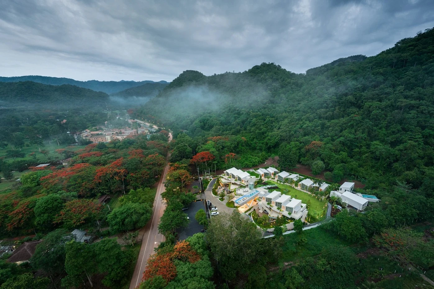The resort is nestled in Thailand's Khao Yai National Park