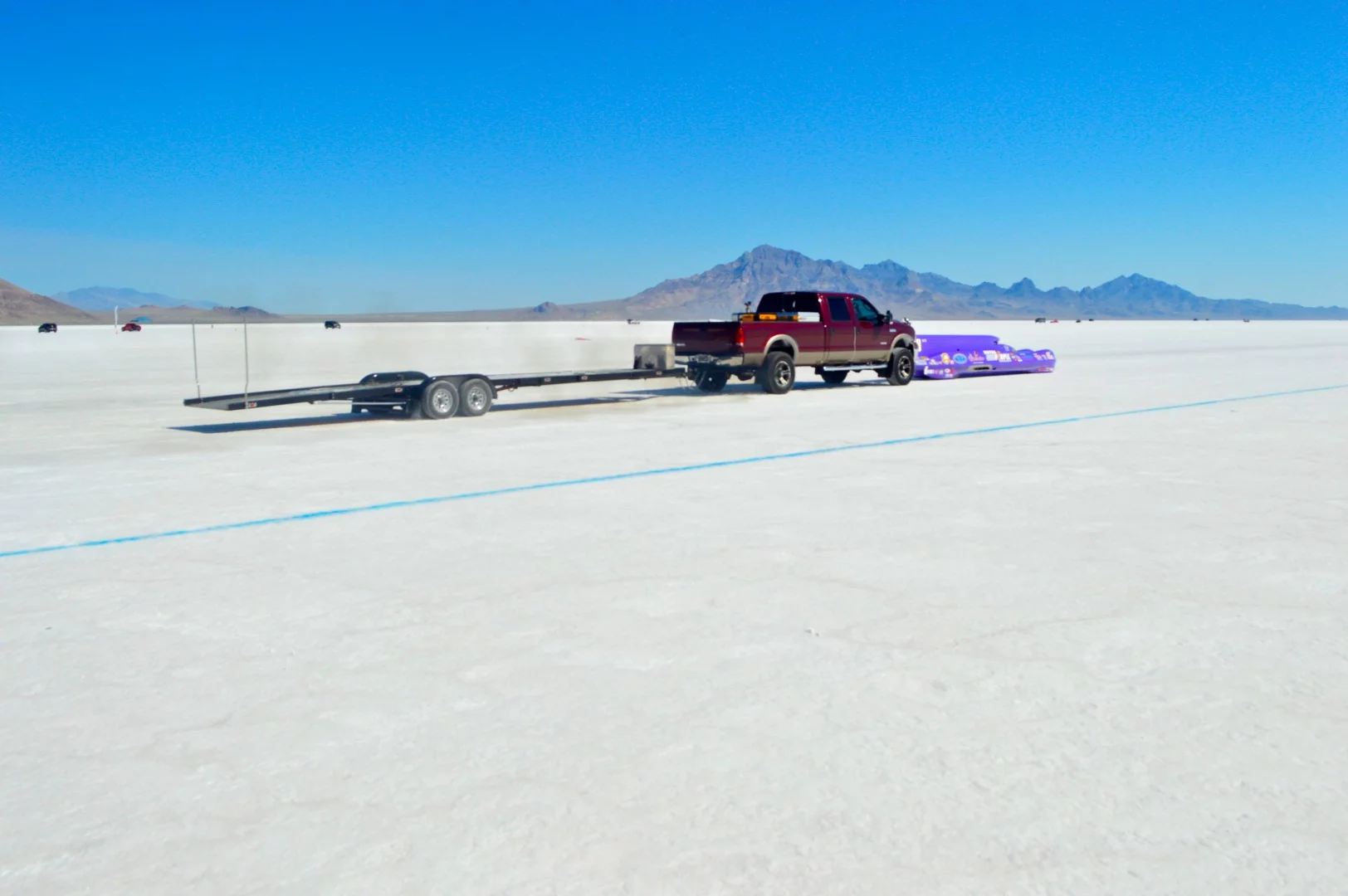 This Nish Motorsports streamliner is listed as having a 520-cu in Darien Hemi V8