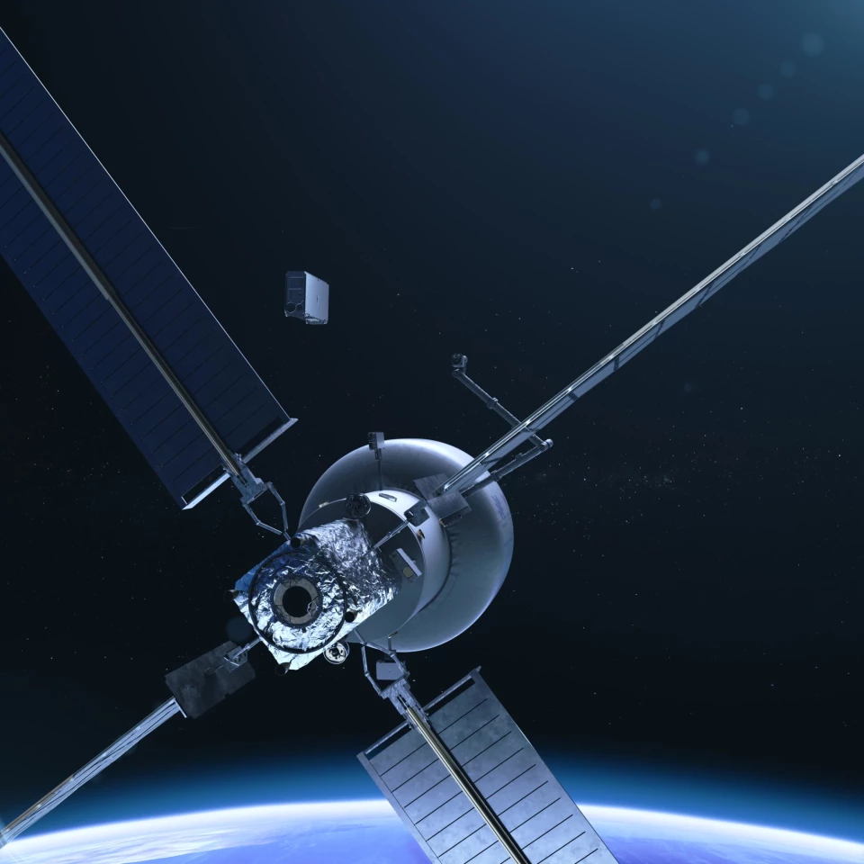 Starlab will have an inflatable habitat and a metallic docking node