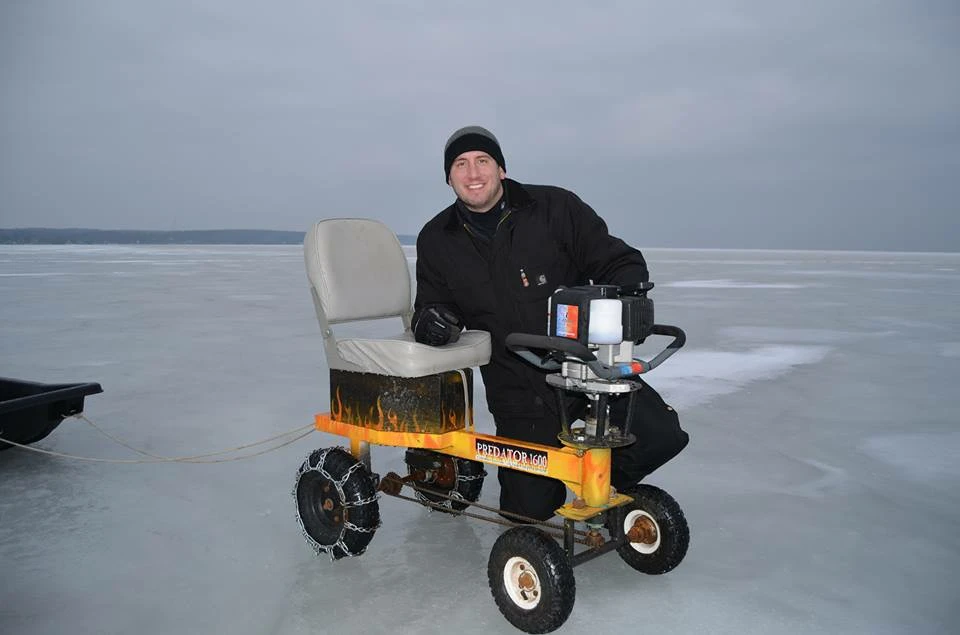 Adam Ford with his prototype
