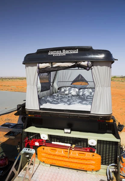 TH610 with a James Baroud pop-top tent
