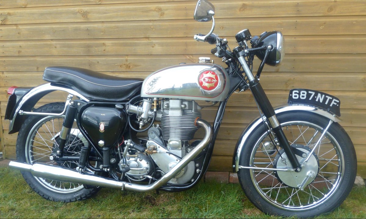 In Bonhams' Spring Stafford Sale in 2013, this 1956 BSA 500cc DBD34 Gold Star sold for £11,500 (US$ 17,755)