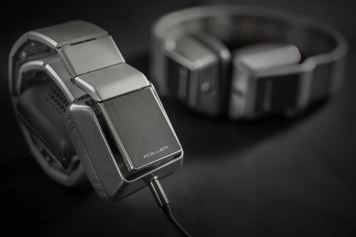 The Luzli Roller Mk01 on-ear headphones roll up like a pangolin for travel