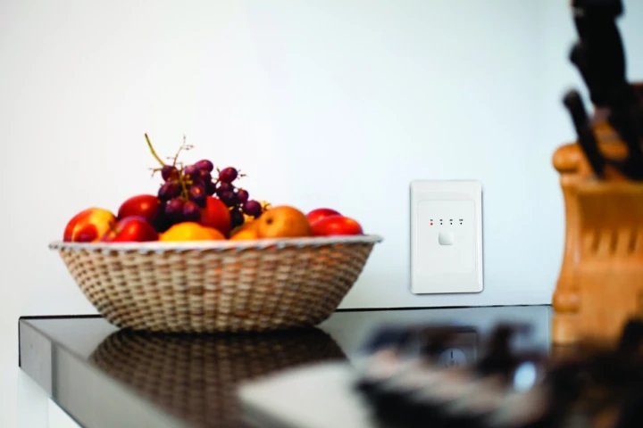 The Envirotouch switches can replace standard switches and outlets and automatically shut off the power after a certain length of time