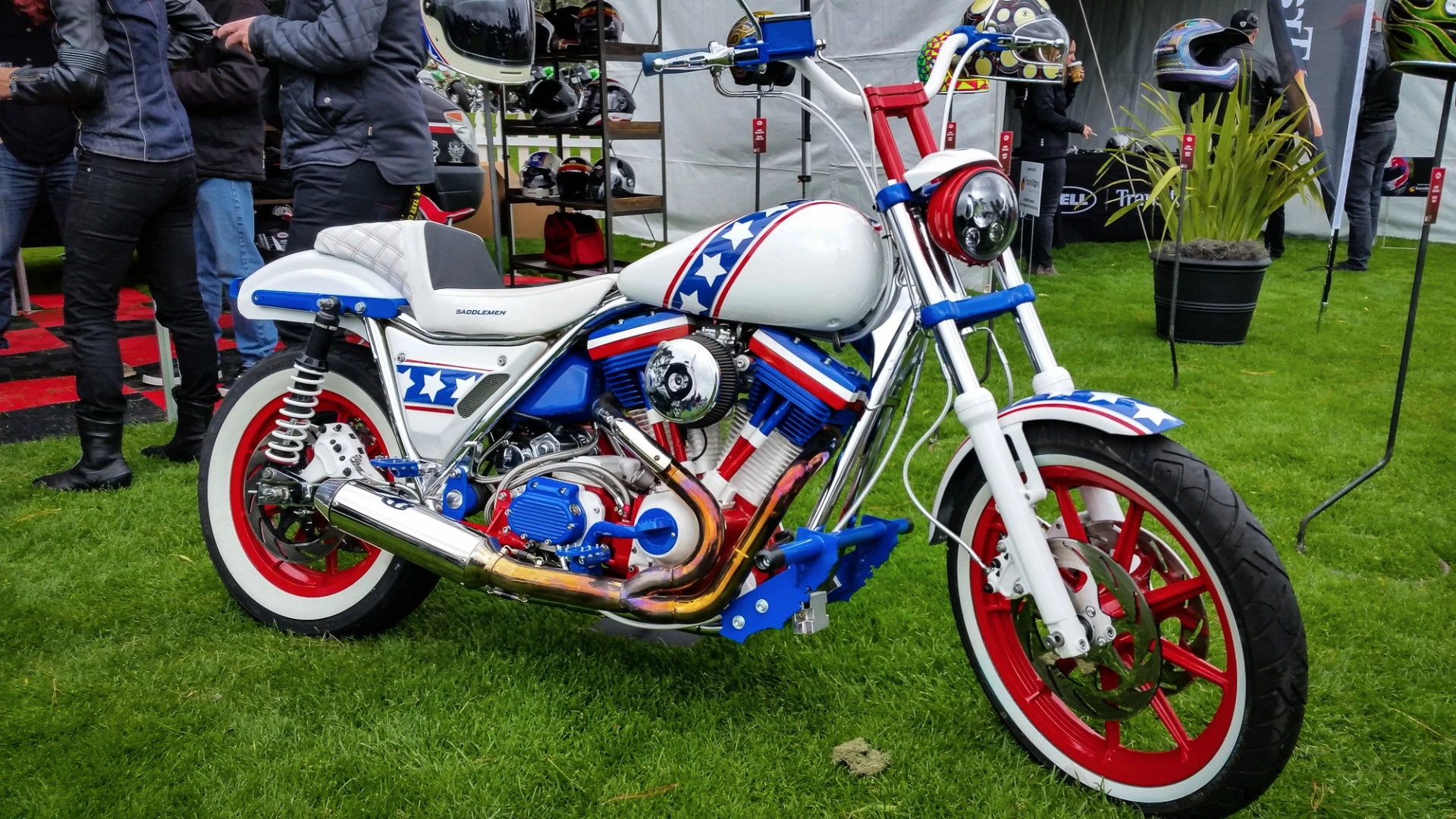 Here's a custom even Evel Knievel would have liked