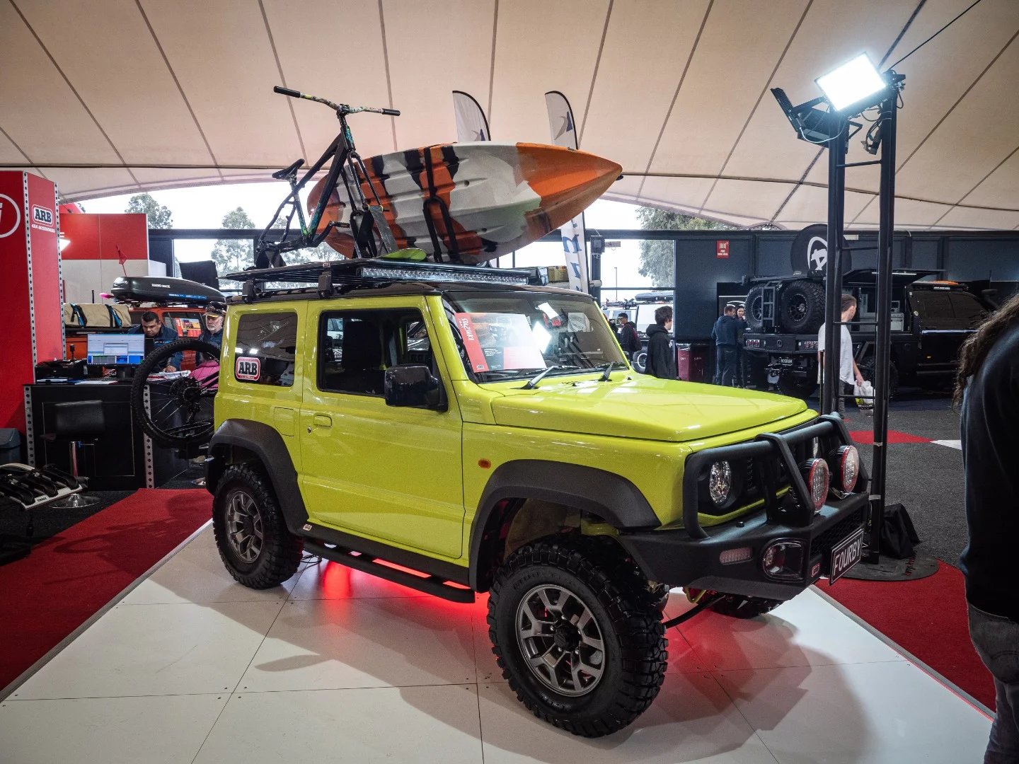 The adorably tough, tiny Suzuki Jimny was everywhere
