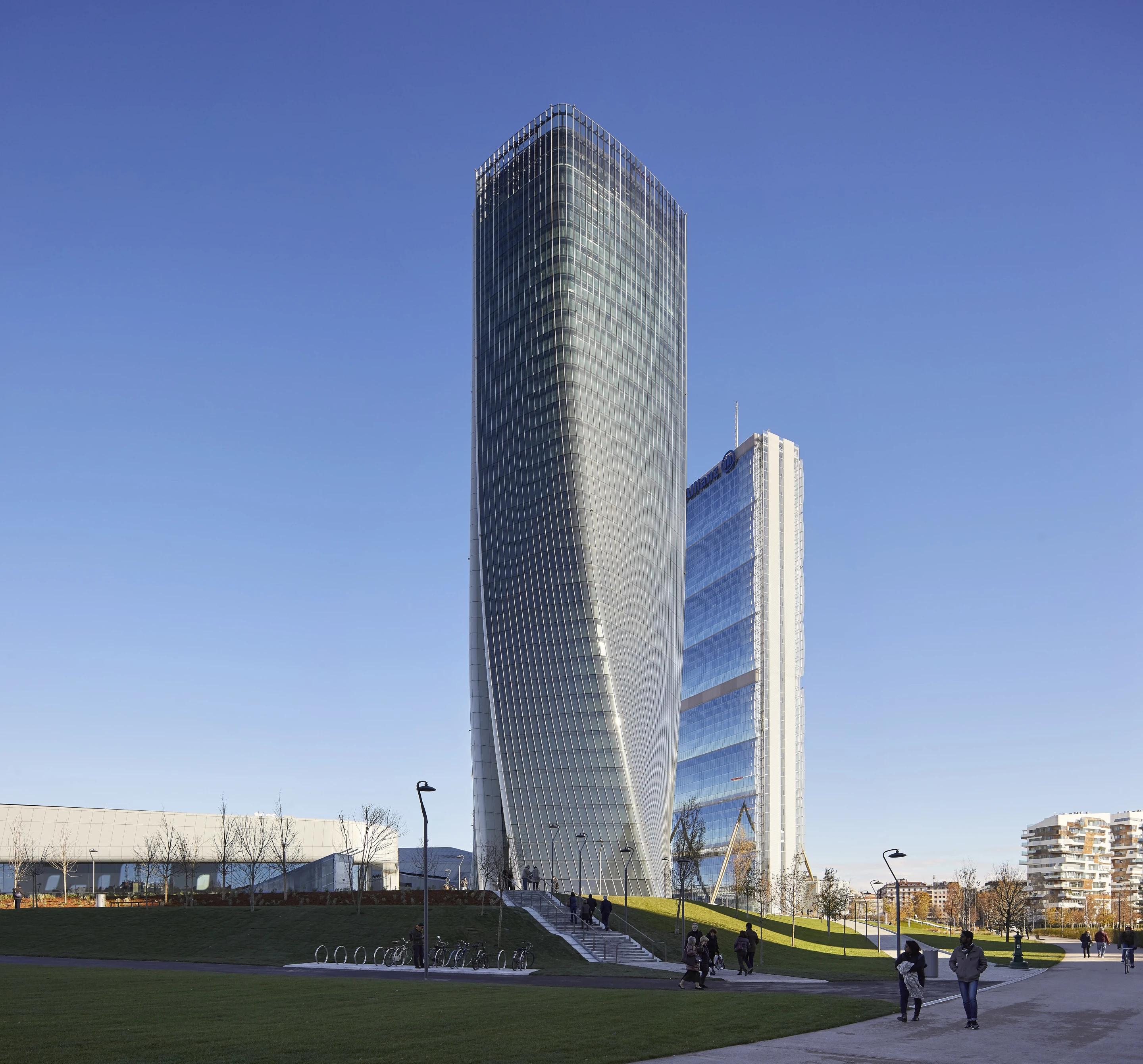 Runner up Generali Tower, by Zaha Hadid Architects, is nicknamed Lo Storto, which means “the twisted one”