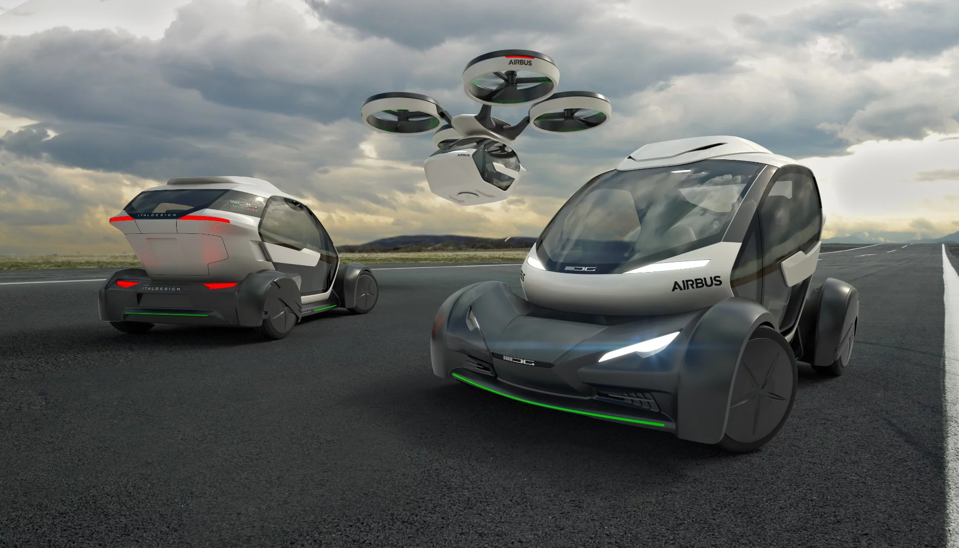 Airbus has combined its aerial prowess with the ground-vehicle know-how of Italdesign and Audi to produce an audacious mobility concept called Pop.Up Next