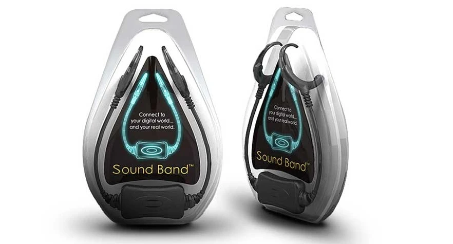 The packaging for the Sound Band