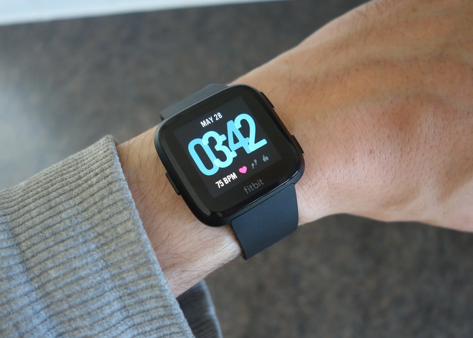 The Fitbit Versa is more stylish-looking than Fitbit's earlier smartwatches