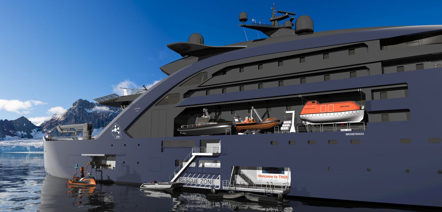 Thor is designed as a multipurpose ship